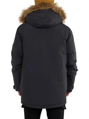 Fundango Spirit Parka Jacket férfi télikabát fekete színben 3