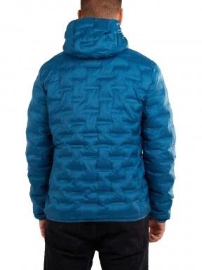 Fundango Smoke Hooded Jacket férfi utcai kabát világoskék színben 3