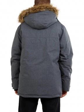 Fundango Spirit Parka Jacket férfi télikabát szürke színben 3
