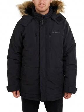 Fundango Spirit Parka Jacket férfi télikabát fekete színben 1