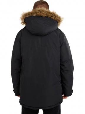 Fundango Spirit Parka Jacket férfi télikabát fekete színben 3