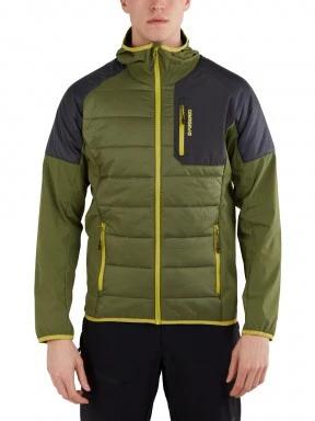Fundango Gaara Hybrid jacket férfi softshell kabát oliva színben 1