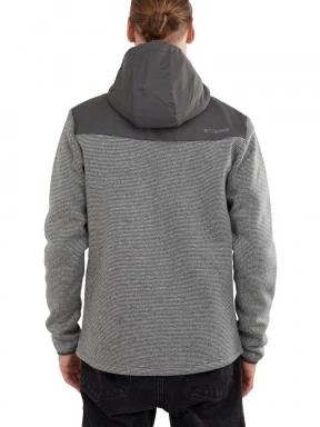 Fundango Ashford Insulated Fleece Jacket férfi polár pulóver szürke színben 3