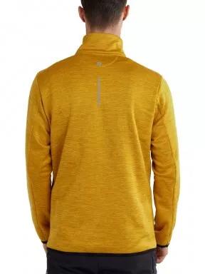 Fundango Jefferson Fleece Jacket férfi polár pulóver sárga színben 3
