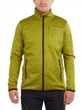 Fundango Jefferson Fleece Jacket férfi polár pulóver zöld színben 1