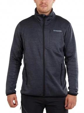 Fundango Jefferson Fleece Jacket férfi polár pulóver fekete színben 1