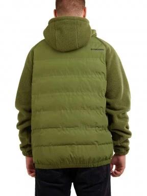 Fundango Mongrel Hybrid Jacket férfi utcai kabát oliva színben 3