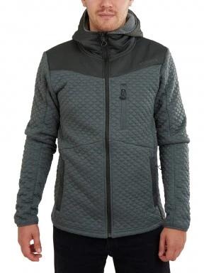 Fundango Ashford Insulated Fleece Jacket férfi utcai kabát zöld színben 1