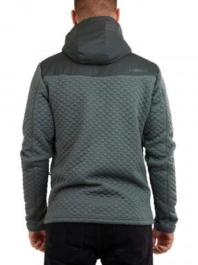 Fundango Ashford Insulated Fleece Jacket férfi utcai kabát zöld színben 3