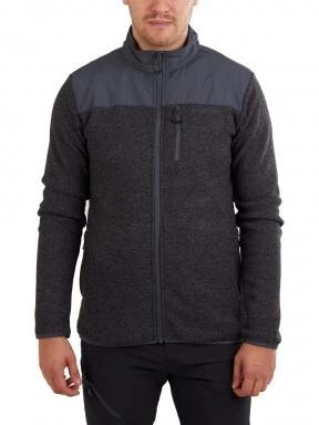 Fundango FLAME Hybrid jacket férfi polár pulóver szürke színben 1