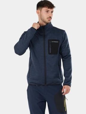 Fundango Jefferson Fleece Jacket férfi polár pulóver kék színben 1
