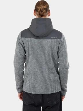 Fundango Ashford Insulated Fleece Jacket férfi polár pulóver szürke színben 3