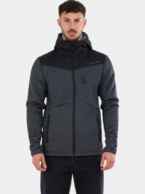 Fundango Ashford Insulated Fleece Jacket férfi polár pulóver szürke színben 1