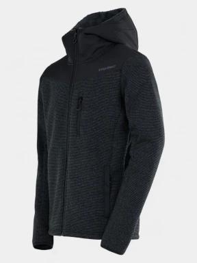 Fundango Ashford Insulated Fleece Jacket férfi polár pulóver szürke színben 3