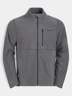 Fundango Jeffrey Fullzip Fleece férfi polár pulóver fekete színben 1