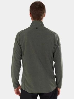 Fundango Jeffrey Fleece Jacket férfi polár pulóver oliva színben 3