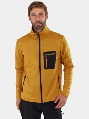Fundango Revolution Fullzip Fleece férfi polár pulóver sárga színben 1