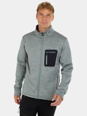 Fundango Revolution Fleece Jacket férfi polár pulóver zöld színben 1