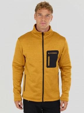 Fundango Revolution Fleece Jacket férfi polár pulóver sárga színben 1