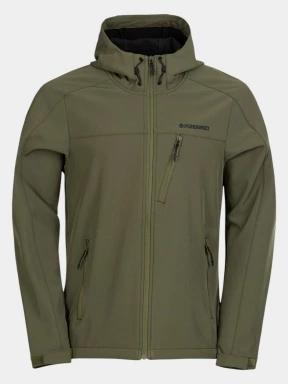 Fundango Fairbanks Softhsell Jacket férfi softshell kabát oliva színben 1