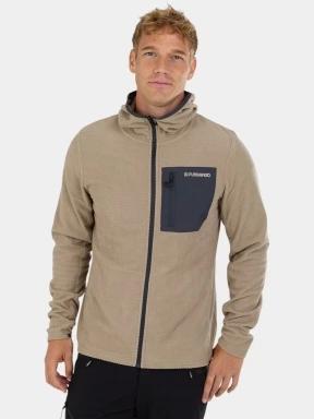 Fundango Nagano Full Zip Hoodie férfi hibrid felső homok színben 1