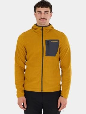 Fundango Nagano Full Zip Hoodie férfi hibrid felső sárga színben 1