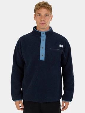 Fundango Phoenix Fleece Jacket férfi polár pulóver sötétkék színben 1