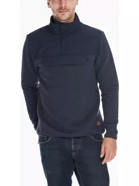 Fundango VERTIGO Pullover férfi pulóver sötétkék színben 1