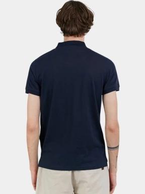 Fundango Incognito Mono Poloshirt férfi galléros póló sötétkék színben 3