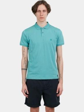 Fundango Incognito Mono Poloshirt férfi galléros póló zöld színben 1