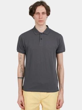 Fundango Incognito Mono Poloshirt férfi galléros póló szürke színben 1