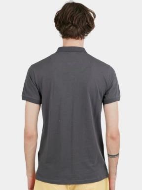 Fundango Incognito Mono Poloshirt férfi galléros póló szürke színben 3