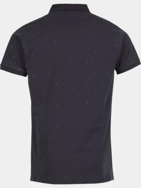 Fundango Icon Poloshirt férfi galléros póló fekete színben 3