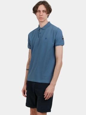Fundango Insignia Poloshirt férfi galléros póló kék színben 1