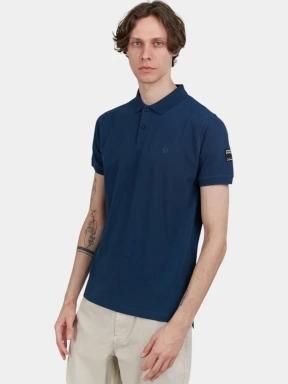 Fundango Insignia Poloshirt férfi galléros póló kék színben 1