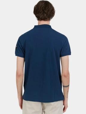 Fundango Insignia Poloshirt férfi galléros póló kék színben 3