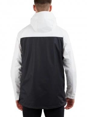 Fundango Salmo Logo Anorak férfi esőkabát fehér színben 3