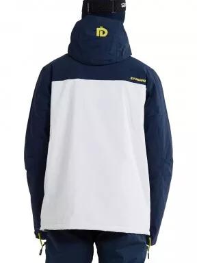 Fundango Burnaby Logo Anorak férfi síkabát fehér színben 3