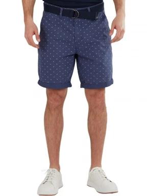 Fundango North Shore Chino Shorts férfi rövidnadrág kék színben 1