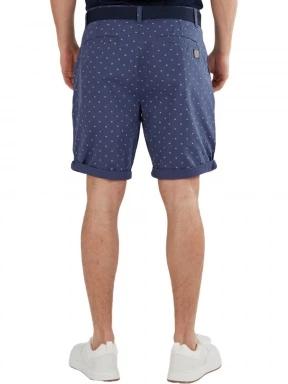 Fundango North Shore Chino Shorts férfi rövidnadrág kék színben 3