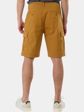 Fundango Zack Cargo Shorts férfi oldalzsebes rövidnadrág sárga színben 3