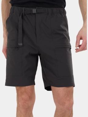 Fundango Elkford Cargo Trekking Shorts férfi oldalzsebes túra rövidnadrág szürke színben 1