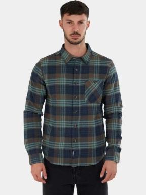 Fundango Harris Shirt férfi hosszú ujjú ing kék színben 1
