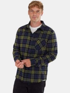 Fundango Harris Shirt férfi hosszú ujjú ing sötétkék színben 1