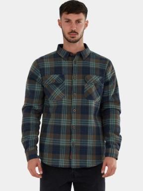 Fundango Roddy Lined Shirt férfi ingkabát kék színben 1