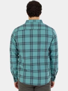 Fundango Roddy Lined Shirt férfi ingkabát zöld színben 3