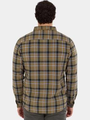 Fundango Roddy Lined Shirt férfi ingkabát oliva színben 3