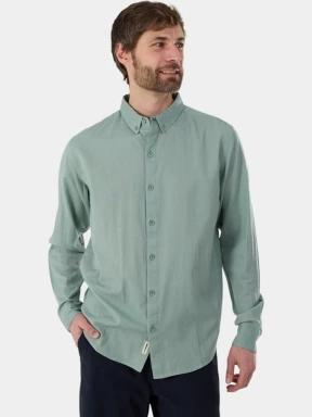 Fundango Ronan Shirt férfi hosszú ujjú ing zöld színben 1