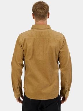 Fundango Oregon Corduroy Shirt férfi hosszú ujjú ing sárga színben 3