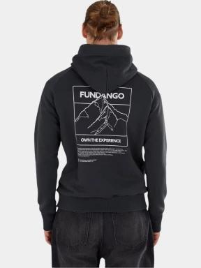 Fundango Talis Hooded Sweatshirt férfi kapucnis pulóver szürke színben 3